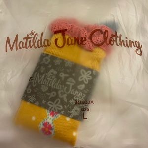 NIB Matilda Jane Girls Socks Size Large 1-4